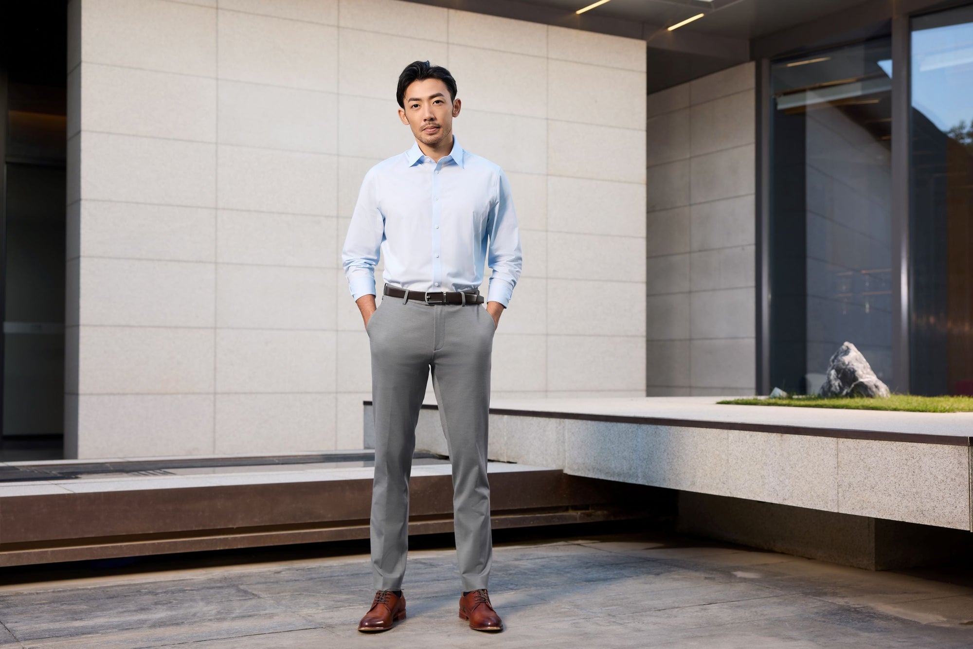 The Best Dress Shirt Color To Match With Grey Pants And Why