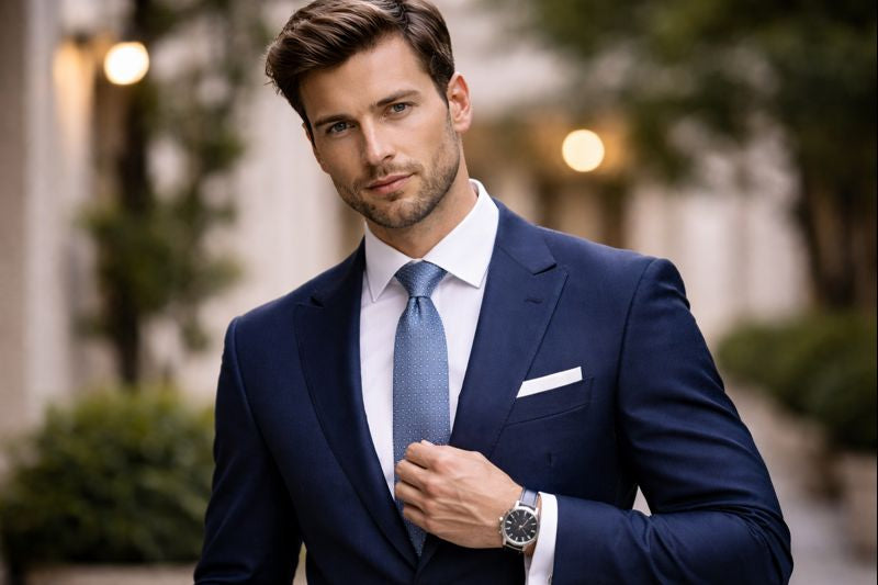 What Color Tie To Wear With a Blue Suit: xSuit Guide