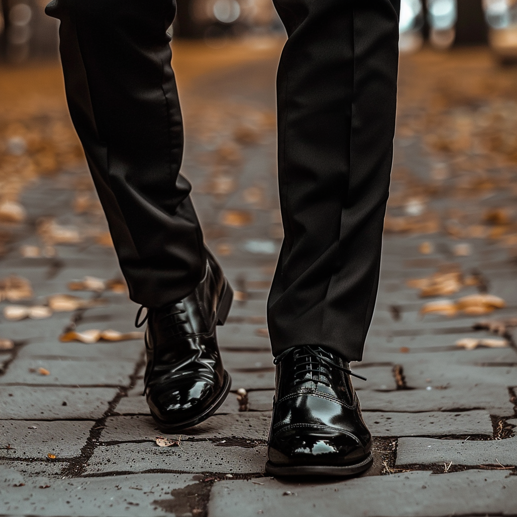 Black dress shoes combination hotsell