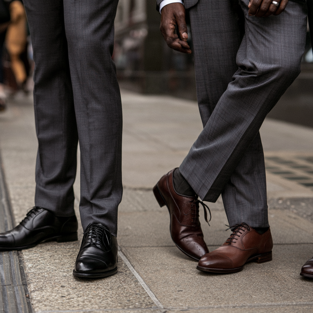 Brown vs. Black Shoes With a Suit: The Rule Everyone Gets Wrong