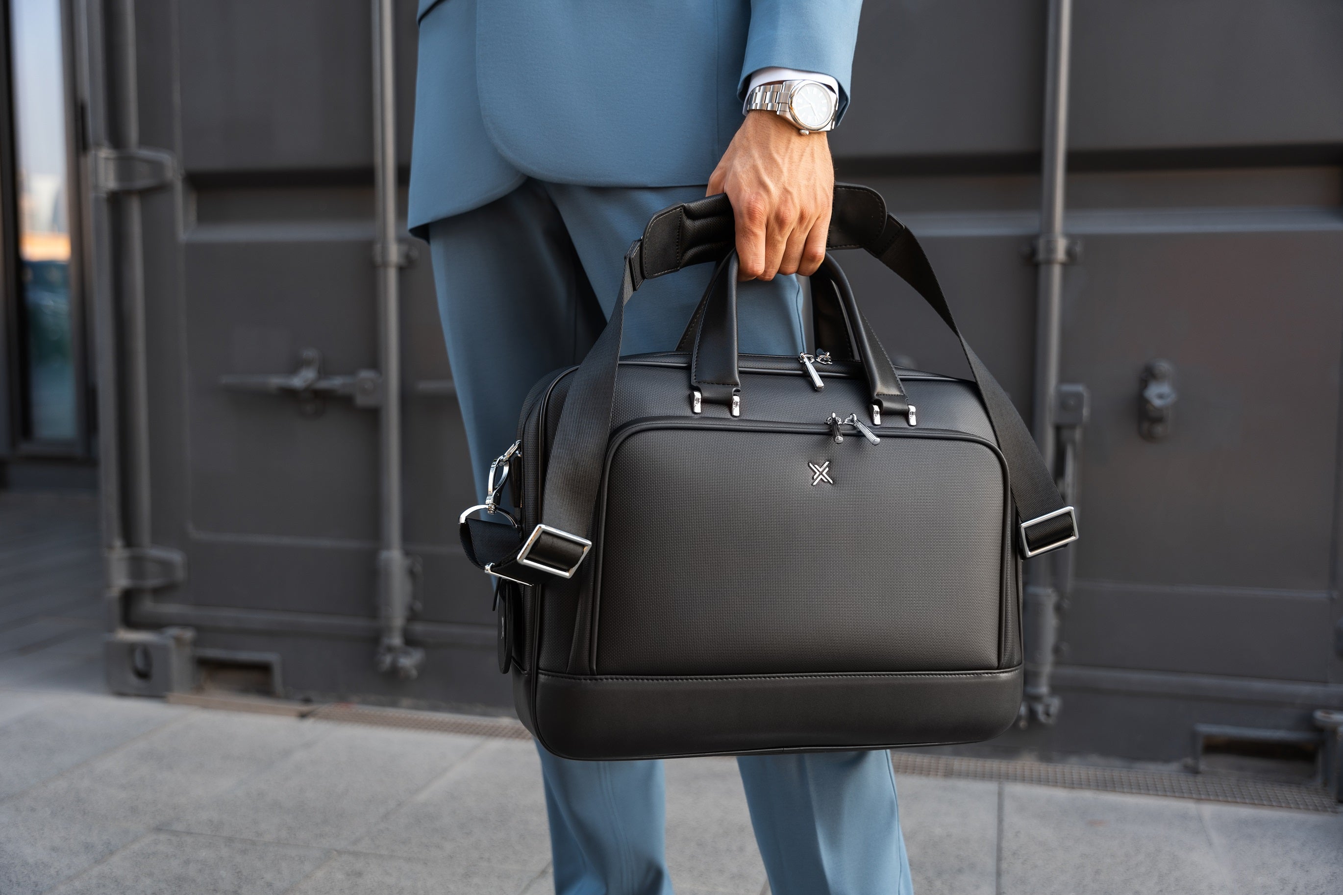 Louis Vuitton Cross-Body Strap Briefcases for Men