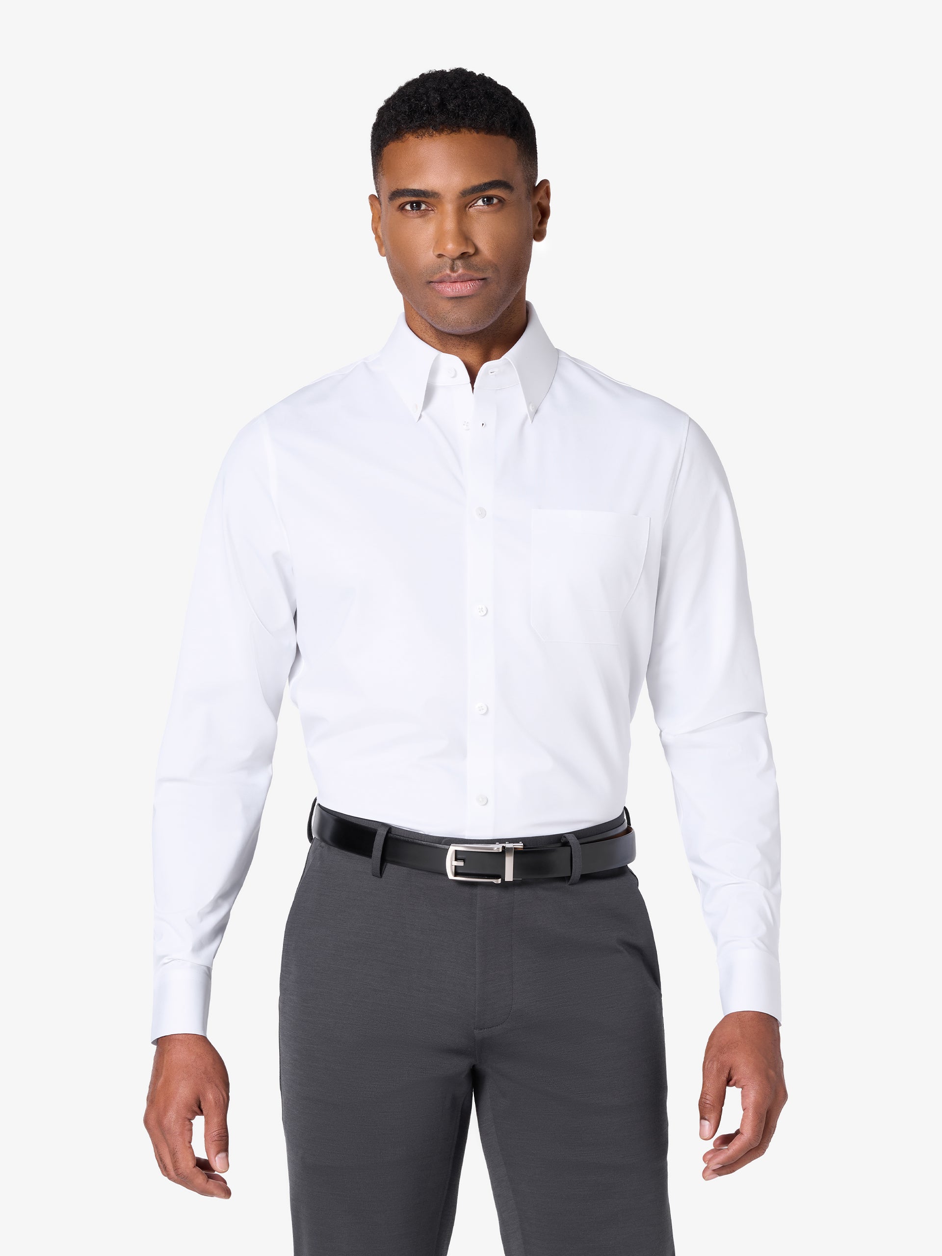 Men's Performance Dress Shirt - xShirt 5.0 Button Down - White