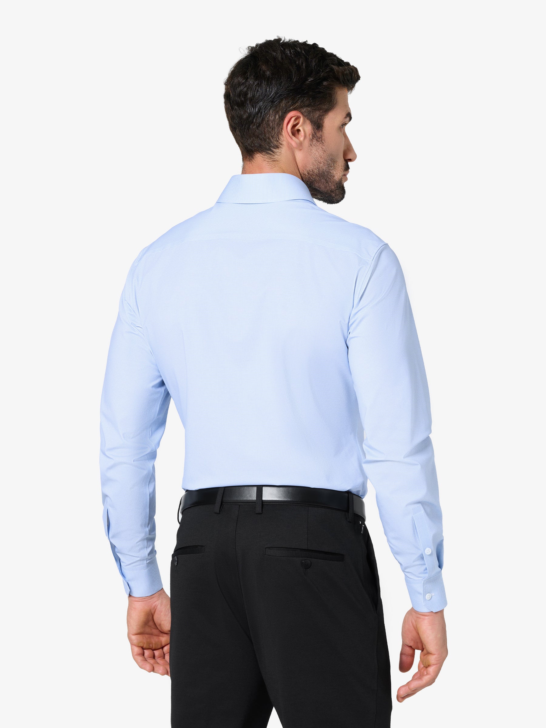 xShirt 5.0 - Light Blue Mini Check
