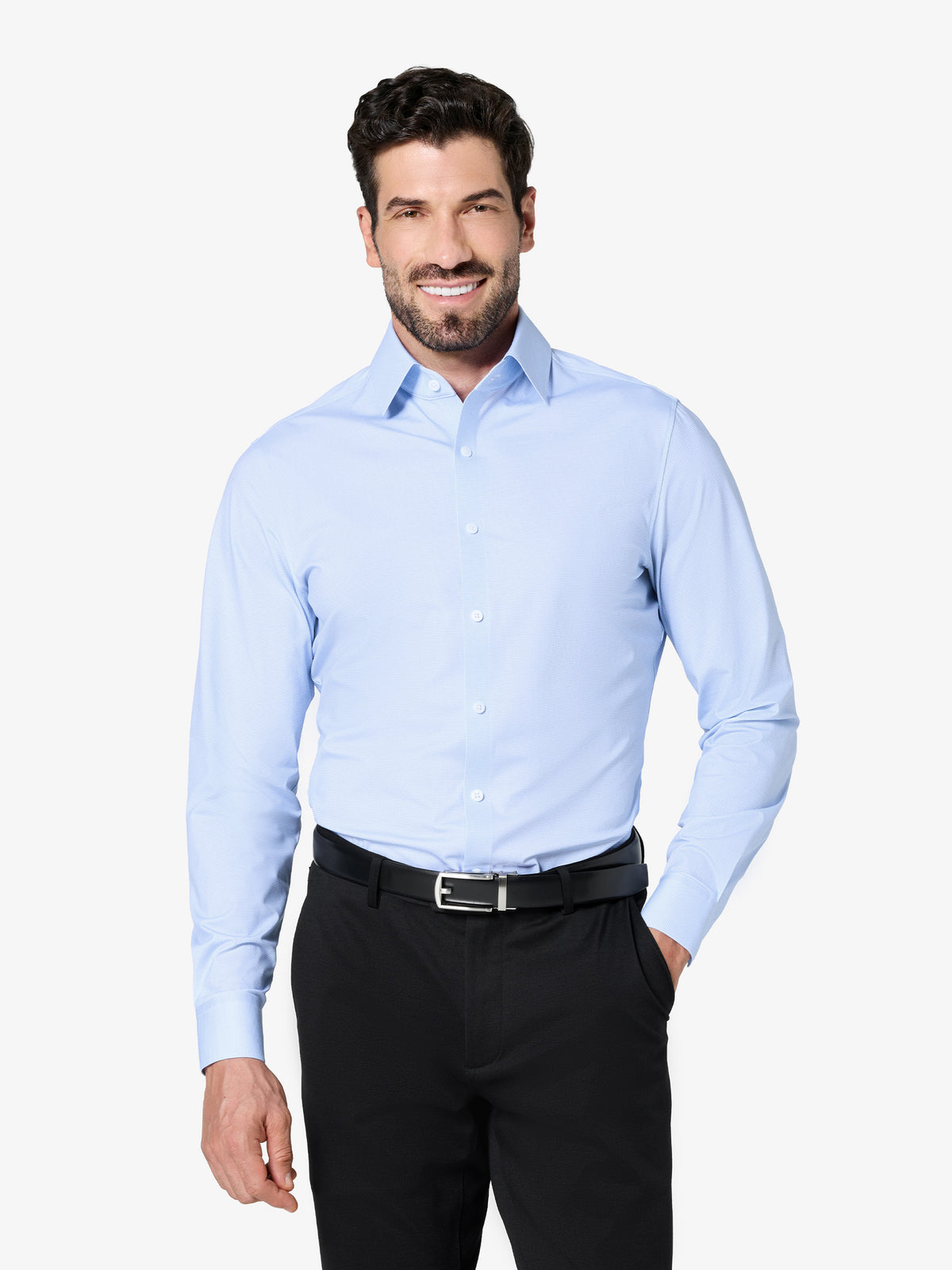 xShirt 5.0 - Light Blue Mini Check