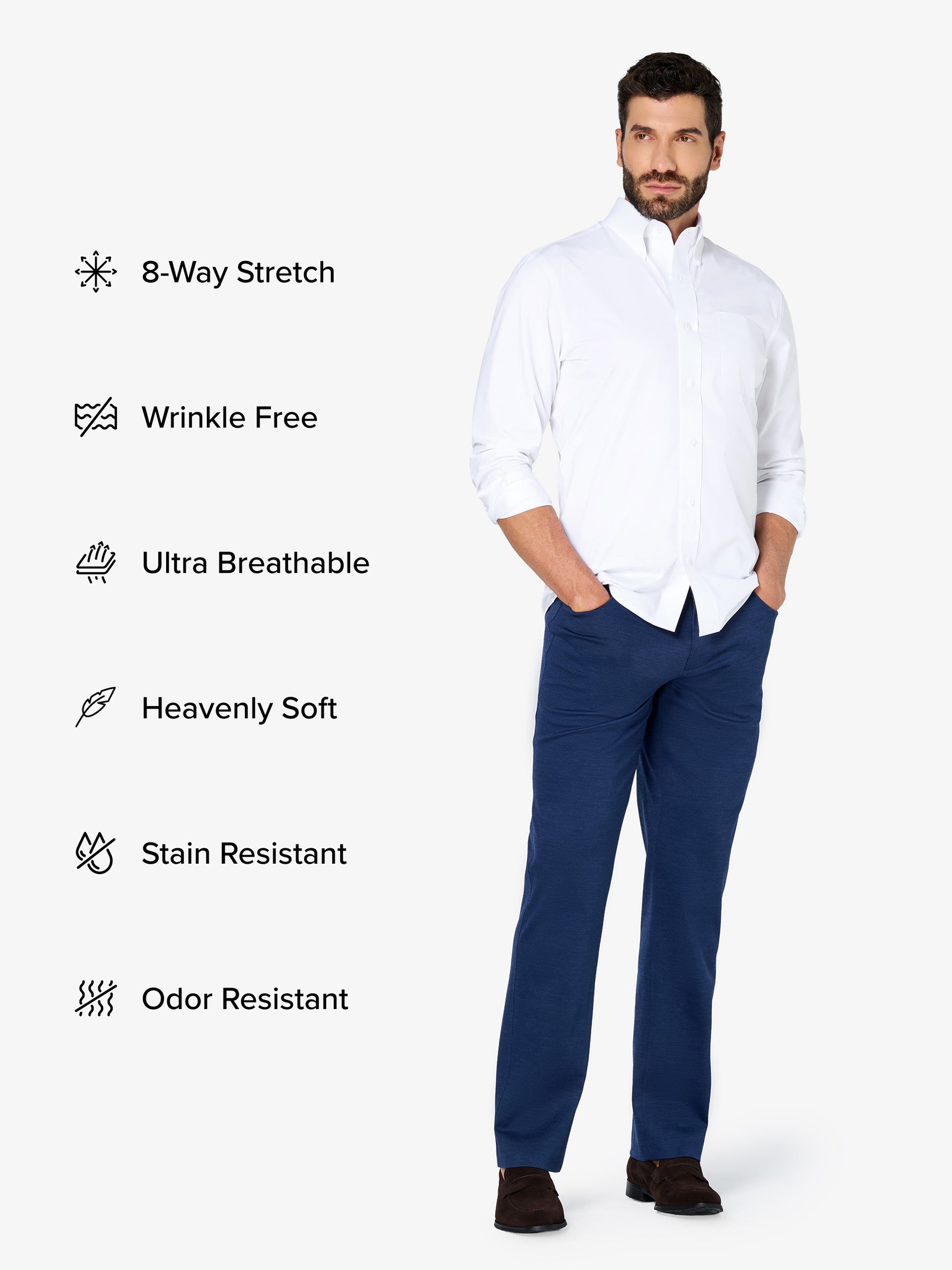 xShirt 5.0 Oxford - White