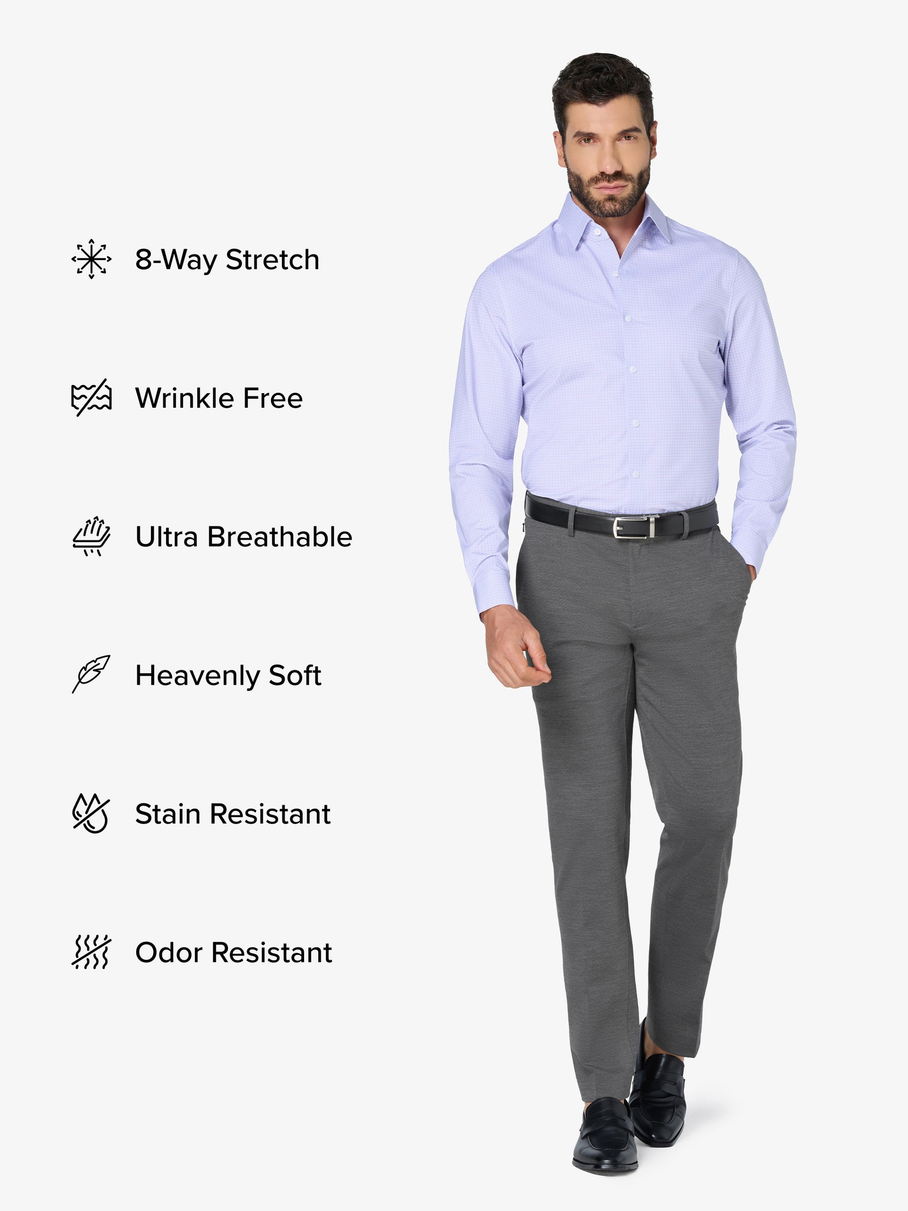 xShirt 5.0 - Purple Check