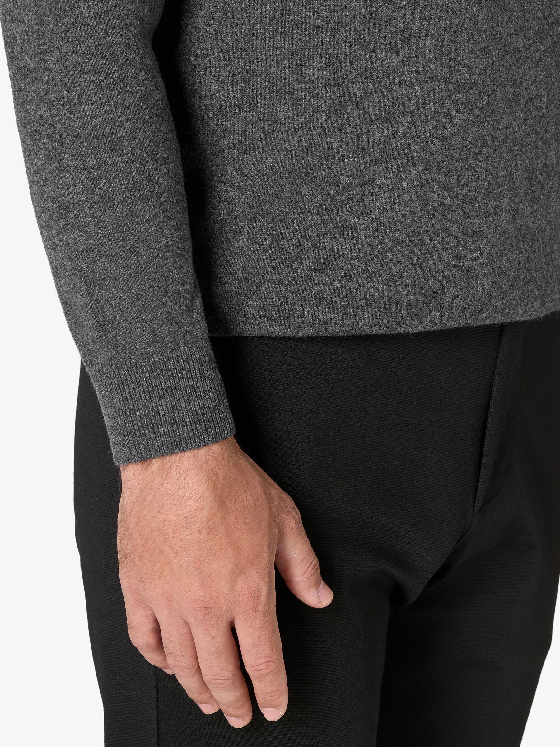 xSweater Cashmere Crewneck - Mid-Grey