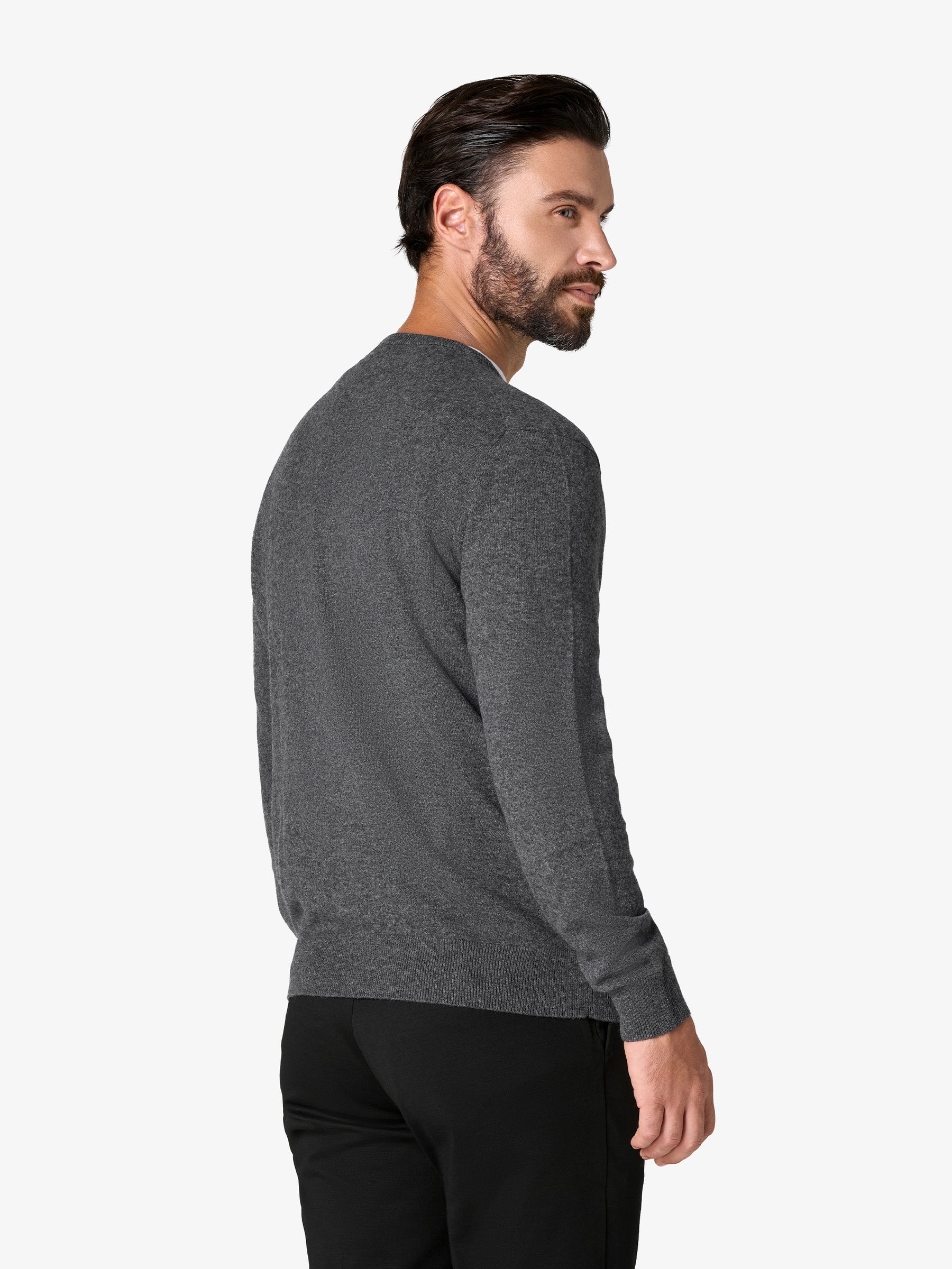 xSweater Cashmere Crewneck - Mid-Grey