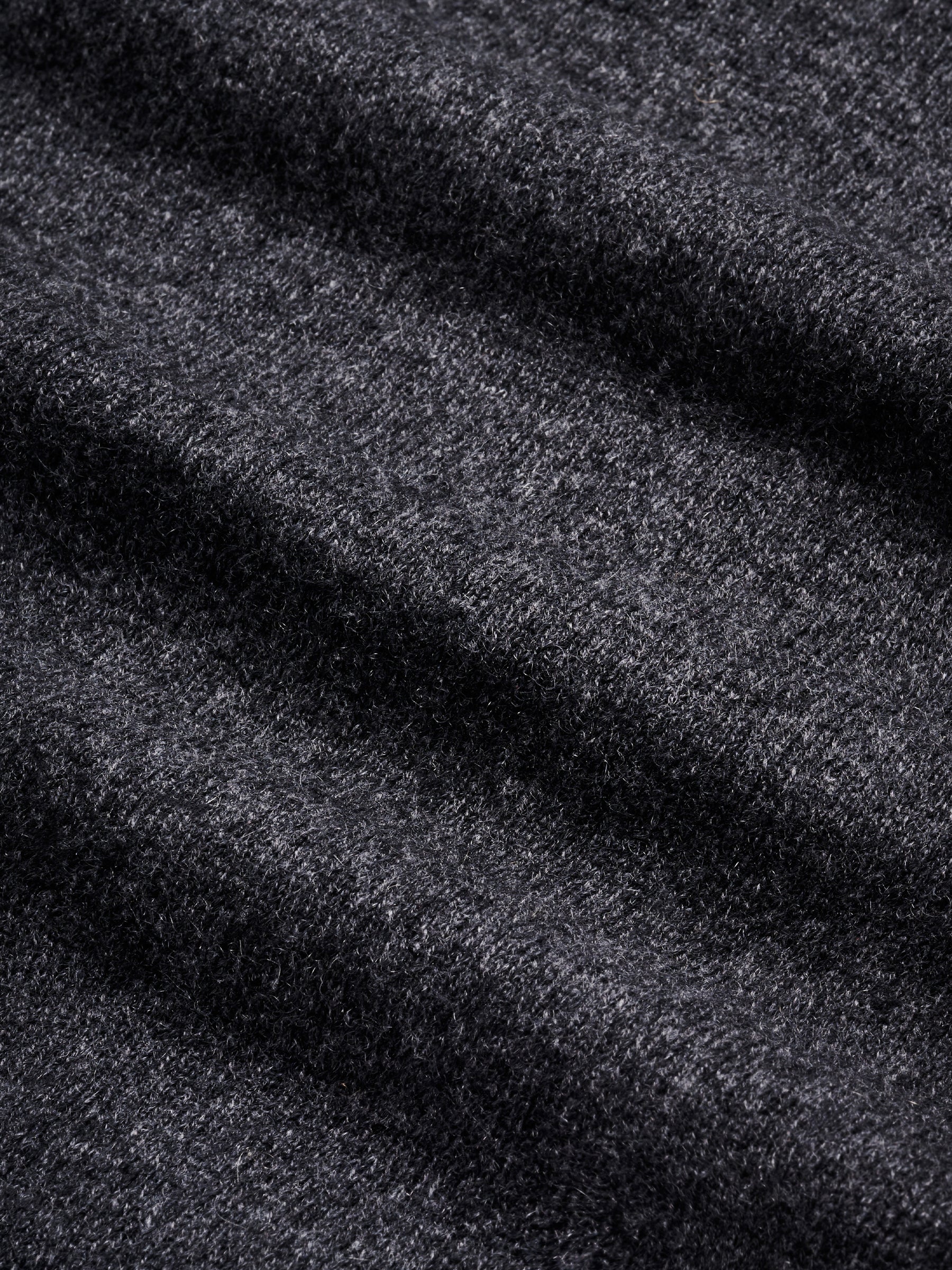 xSweater Cashmere Half-Zip - Dark Grey