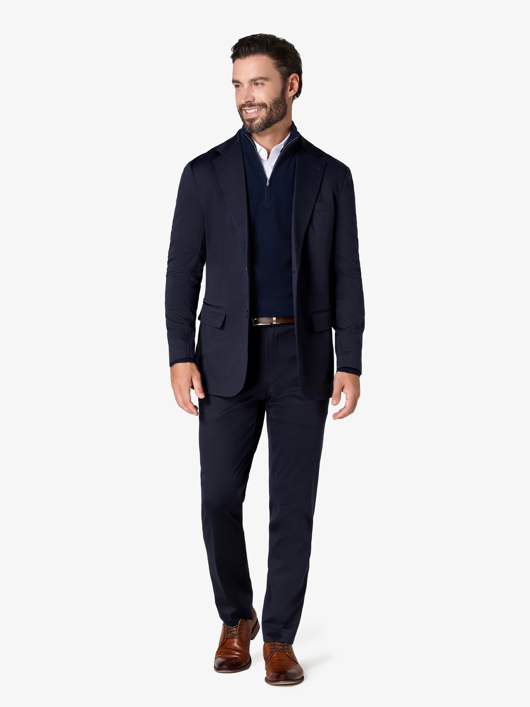 xSweater Cashmere Half-Zip - Navy