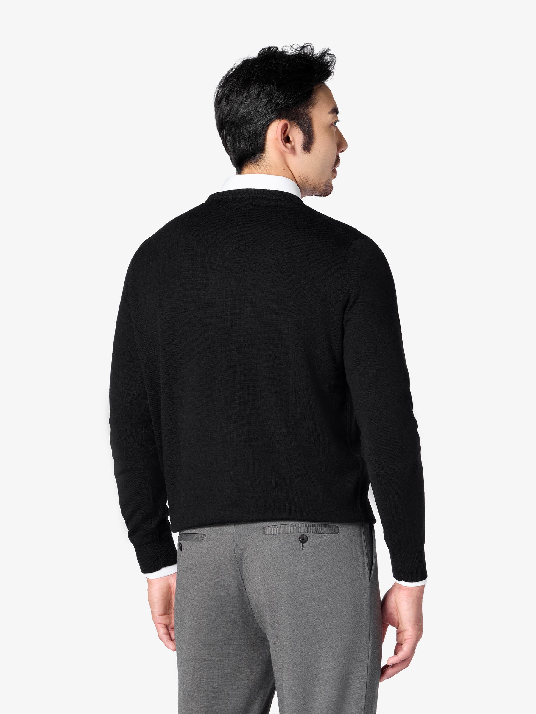 xSweater Merino Crewneck - Black