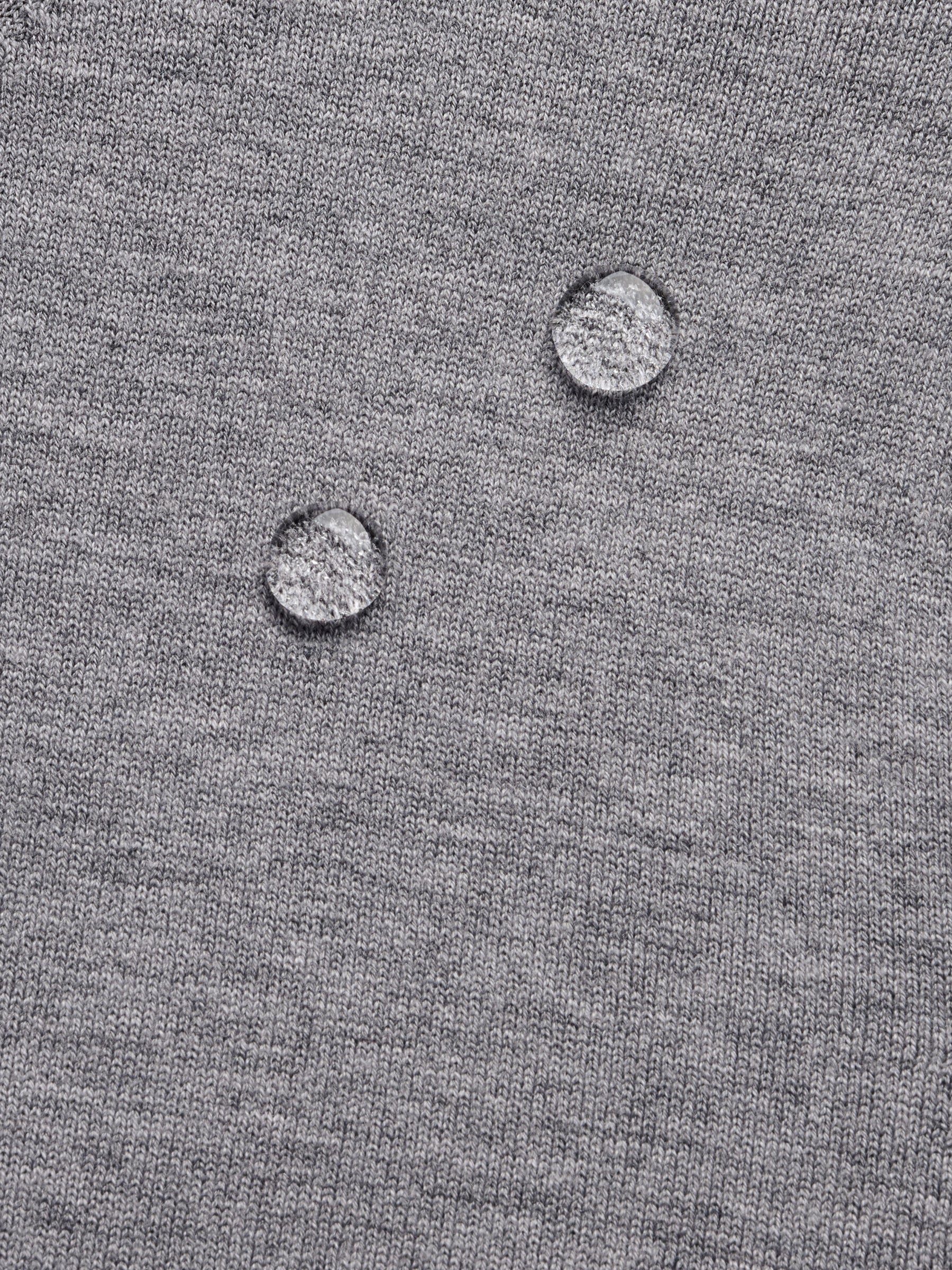 xSweater Merino Half-Zip - Light Grey