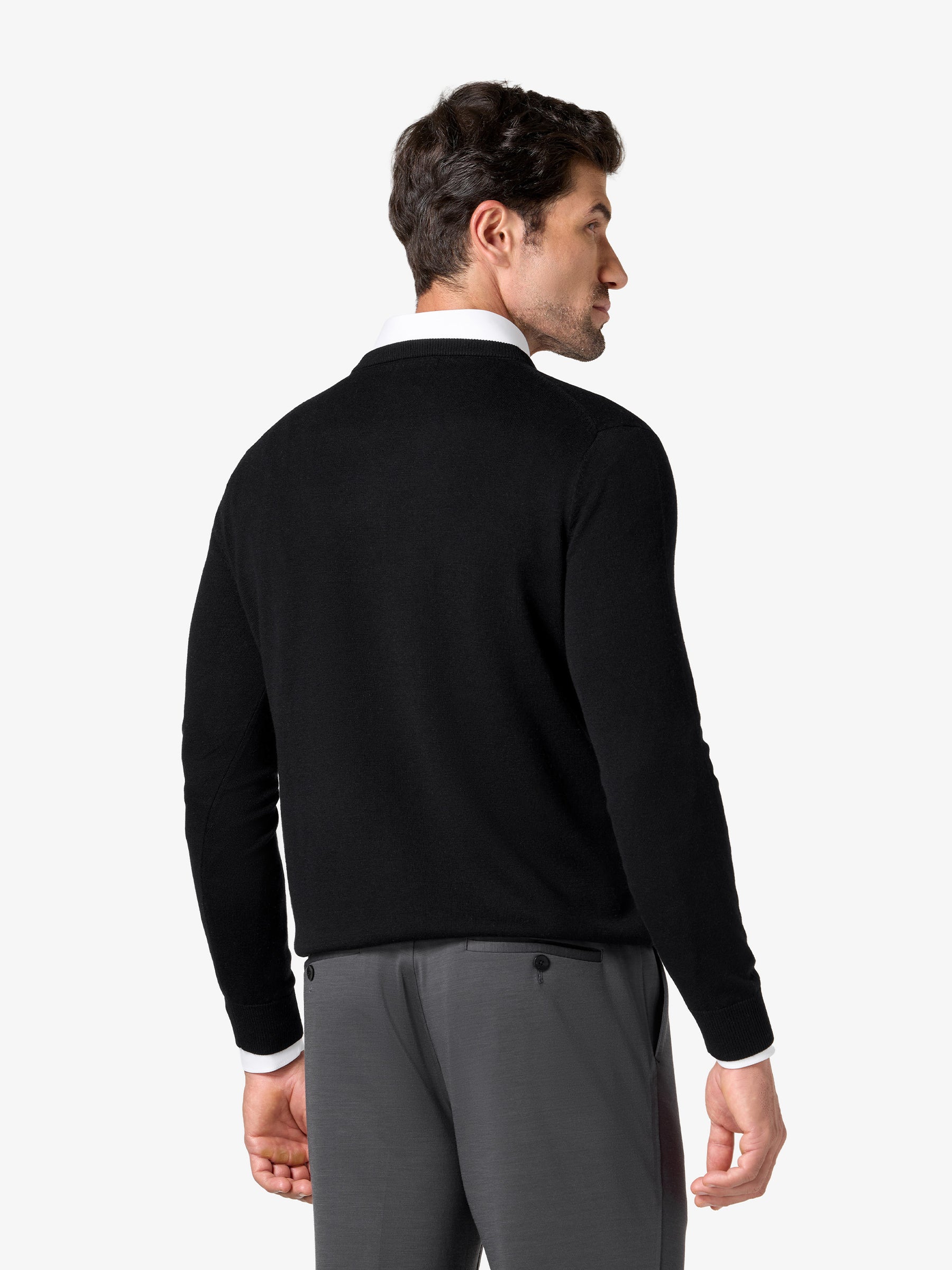 xSweater Merino V-Neck - Black