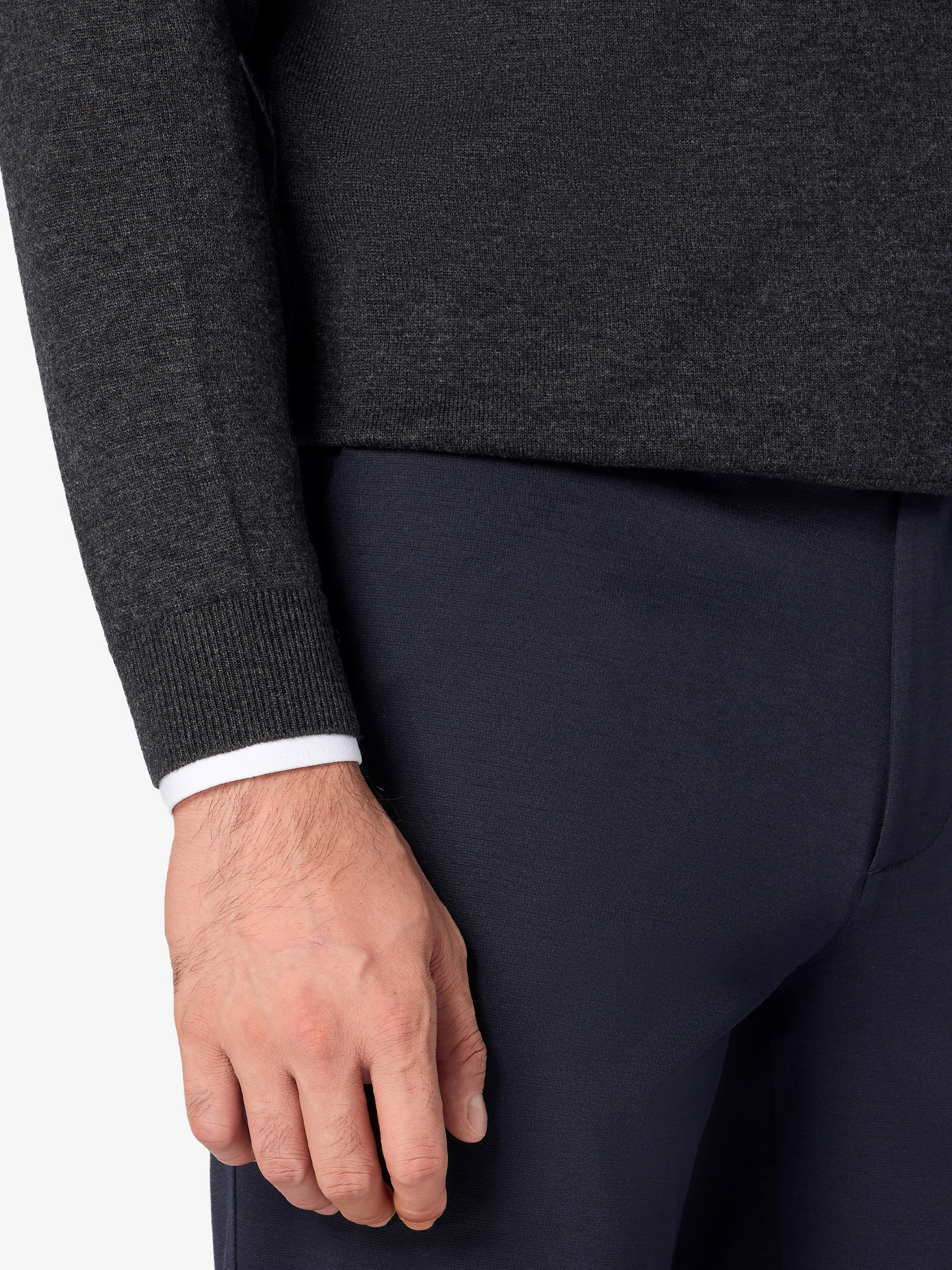 xSweater Merino V-Neck - Charcoal
