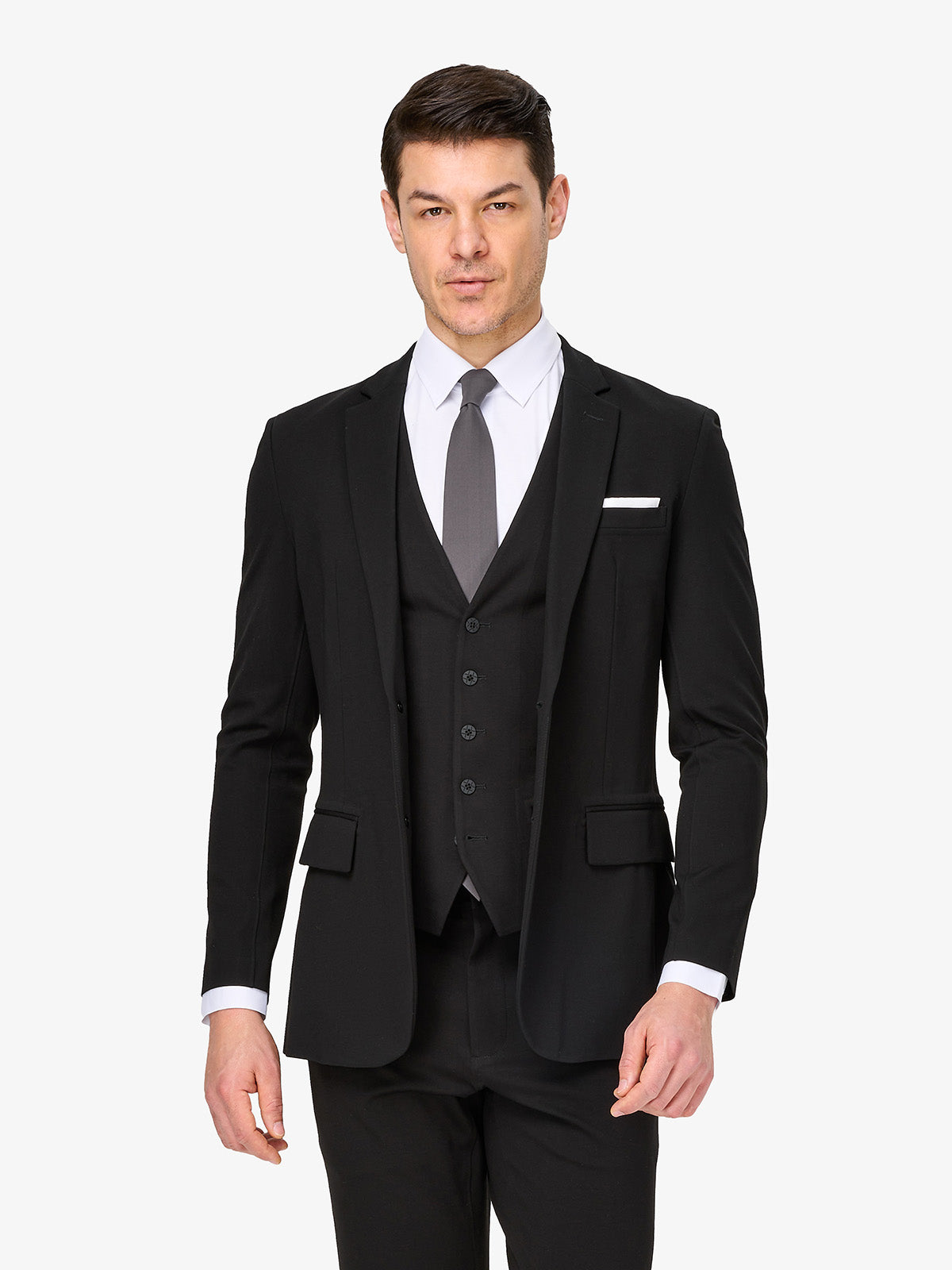 xSuit Black | Super Stretch & Machine Washable Men's Suit