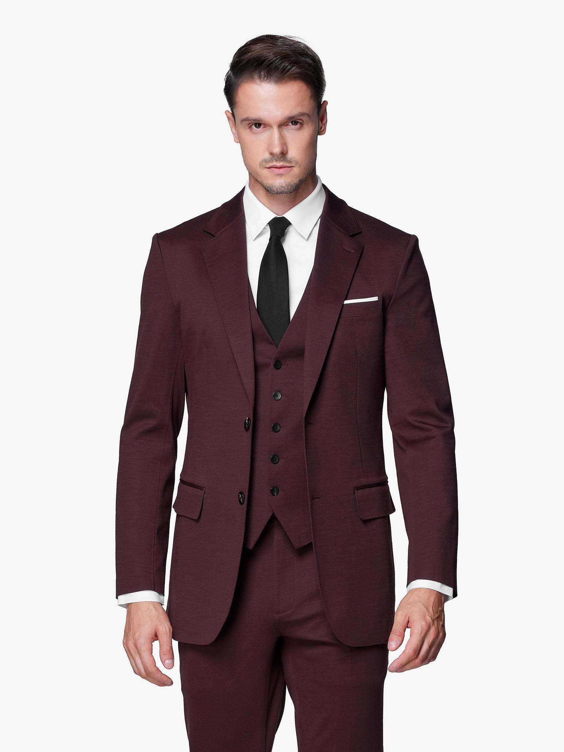 xSuit 5.0 Three-Piece - Burgundy