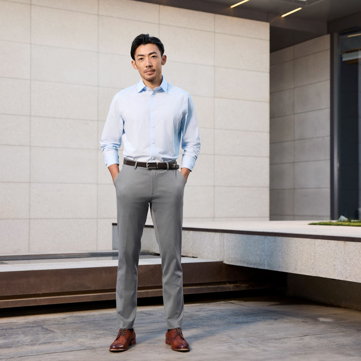 The Best Dress Shirt Color To Match With Grey Pants And Why
