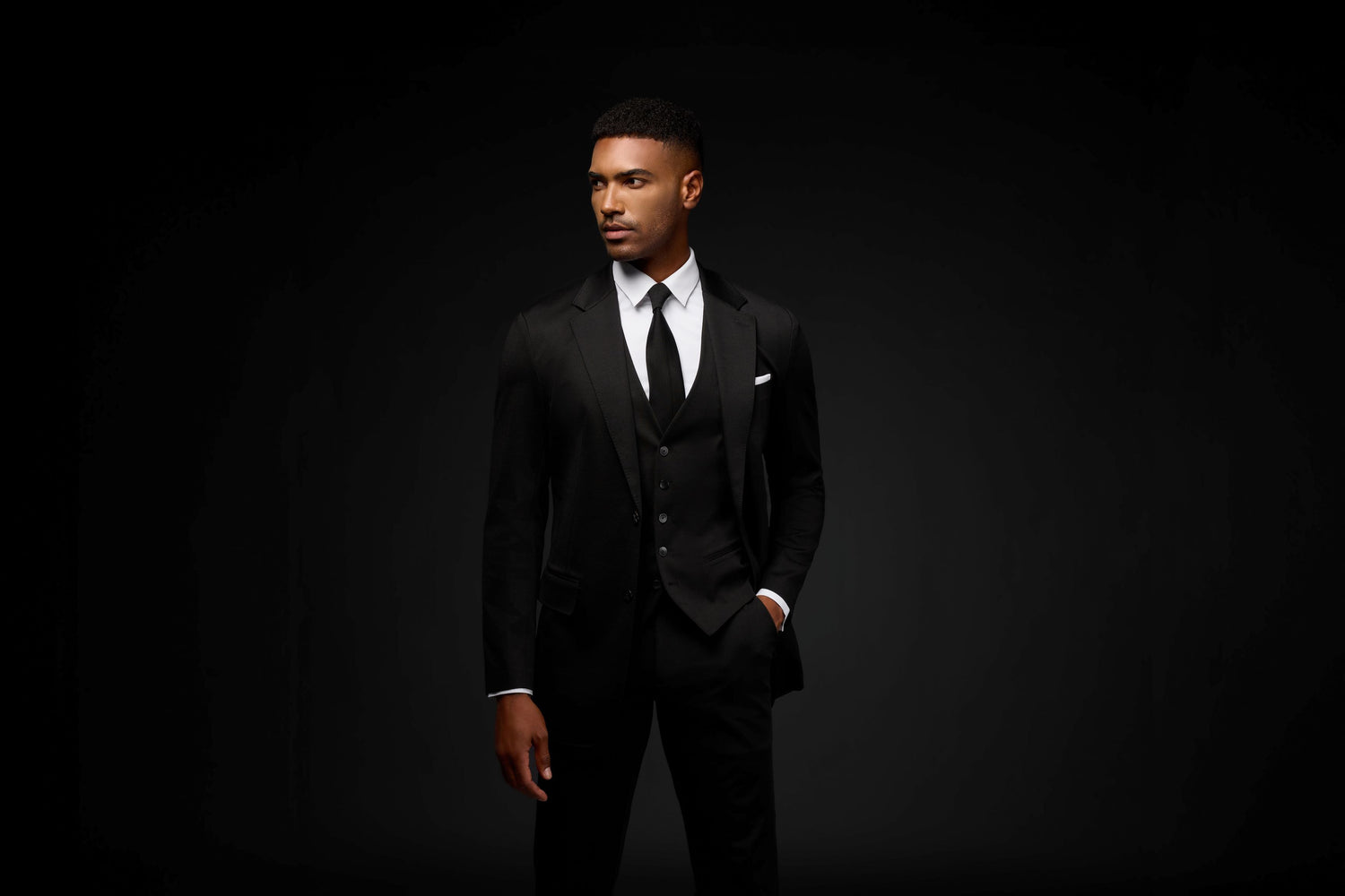 What Color Tie to Wear with a Black Suit? What Color Tie to Wear with a Black Suit?
