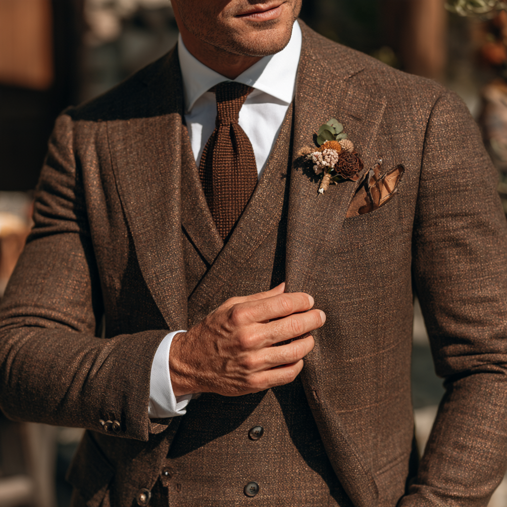 Can You Wear a Brown Suit to a Wedding?
