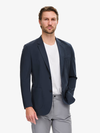 xJacket Air - Navy Blue  Ultra Lightweight Men's Suit Jacket