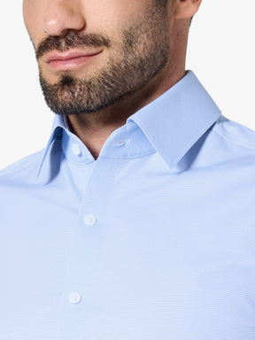 xShirt 5.0 - Light Blue Mini Check