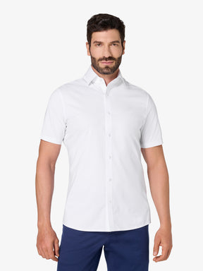 Men's Performance Dress Shirt - xShirt 5.0 Short Sleeve - White