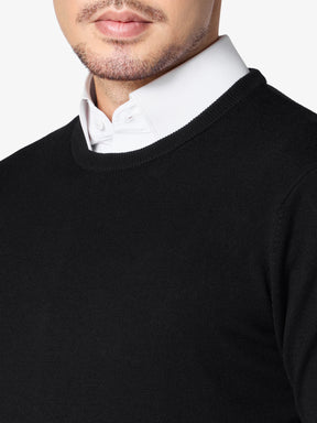 xSweater Merino Crewneck - Black