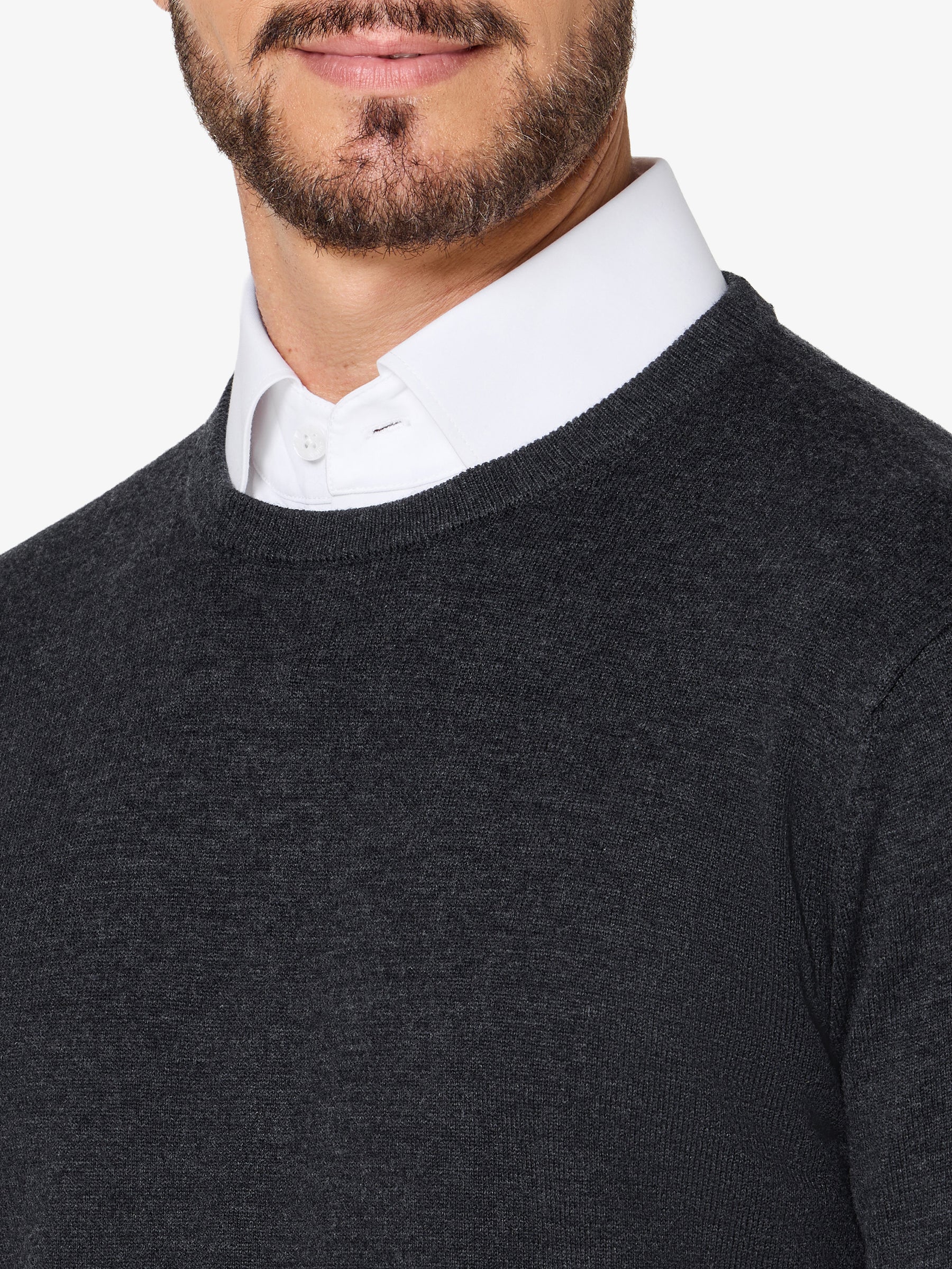 xSweater Merino Crewneck - Charcoal