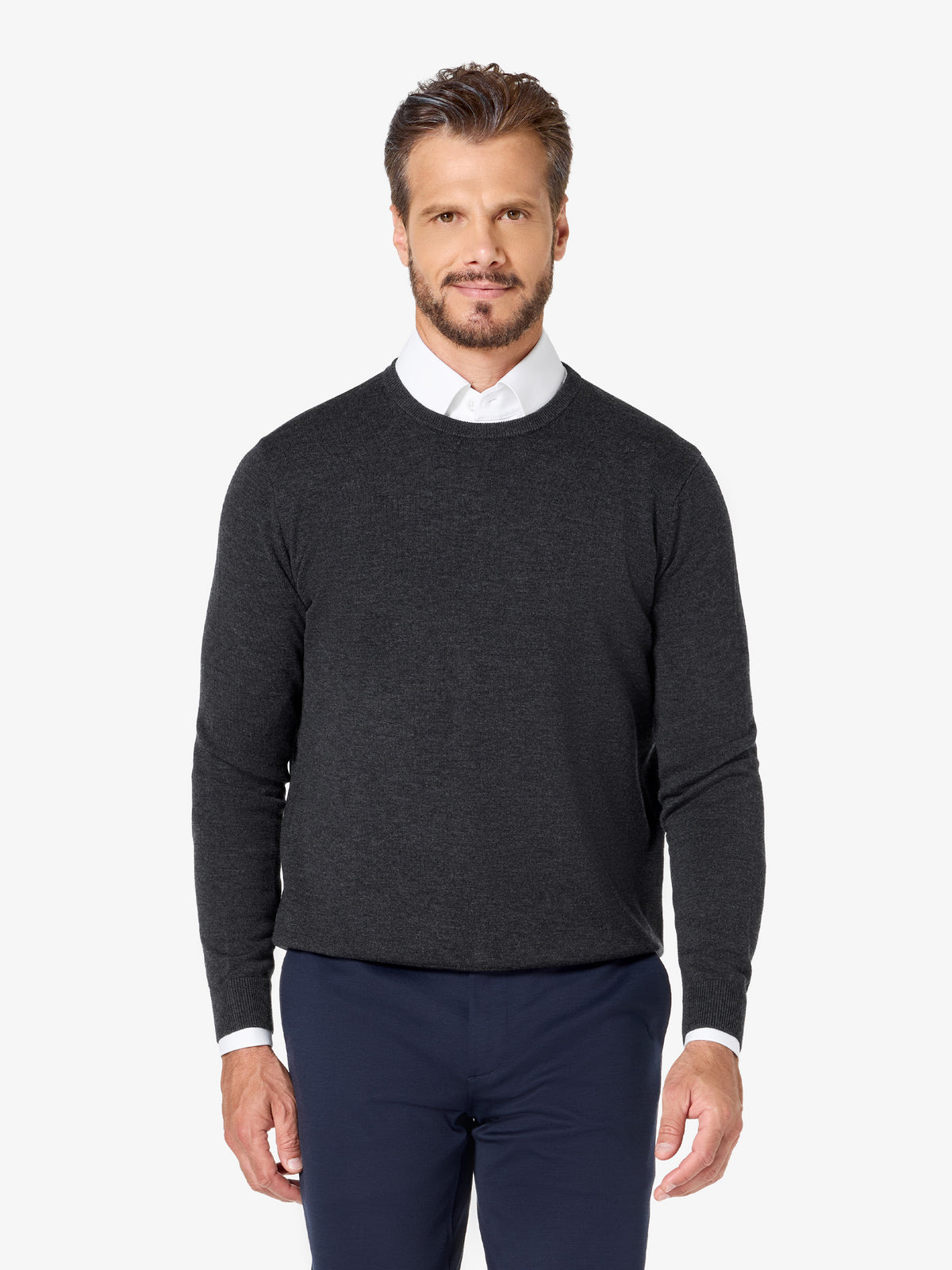 xSweater Merino Crewneck - Charcoal