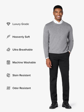 xSweater Merino Crewneck - Light Grey