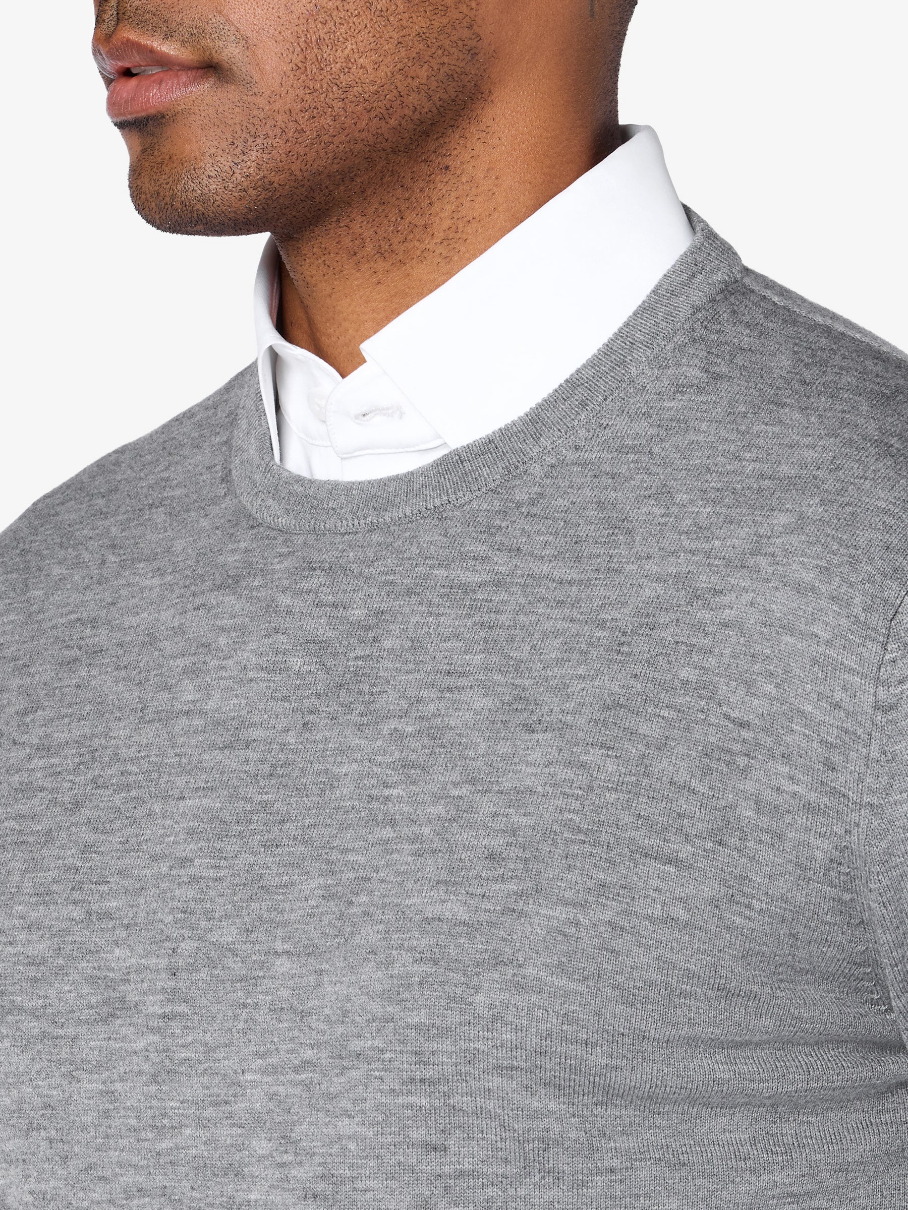 xSweater Merino Crewneck - Light Grey