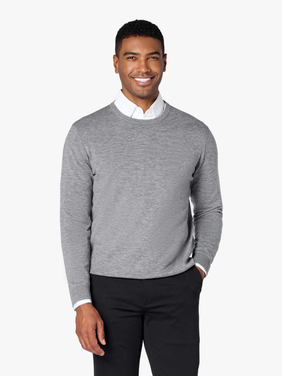 xSweater Merino Crewneck - Light Grey