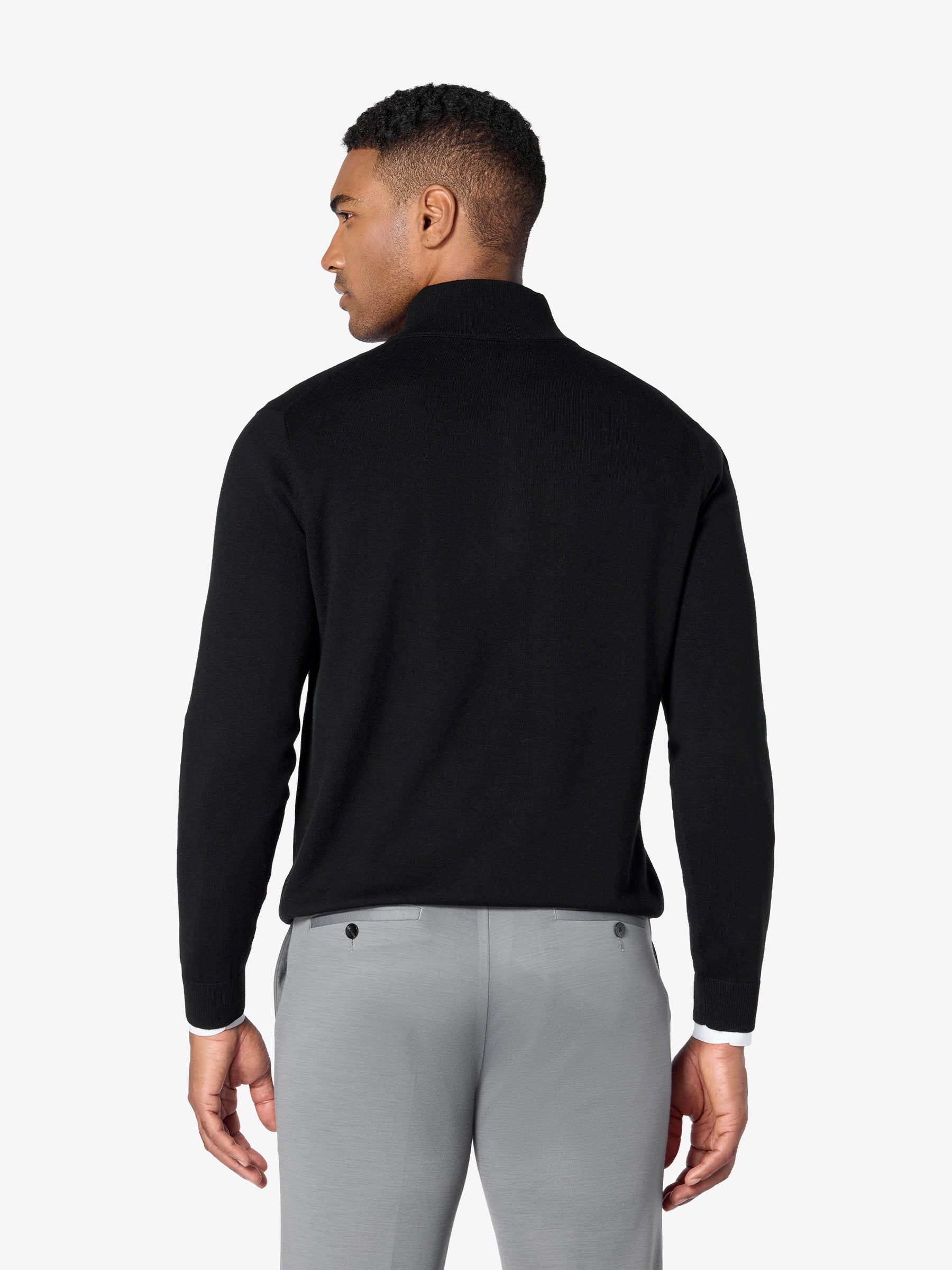 xSweater Merino Half-Zip - Black