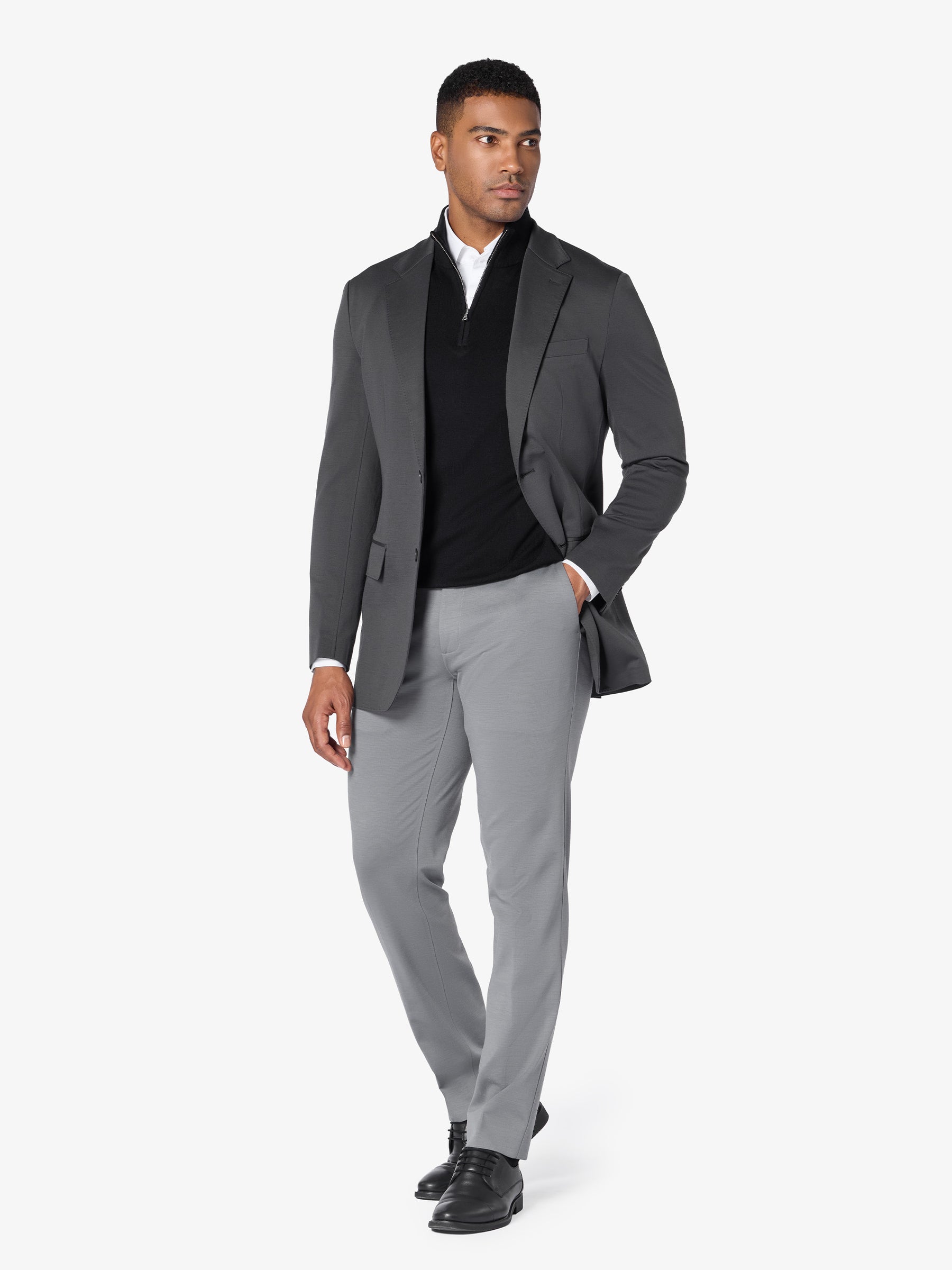 xSweater Merino Half-Zip - Black