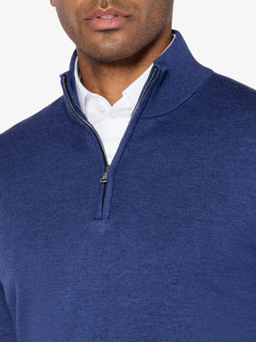 xSweater Merino Half-Zip - Blue