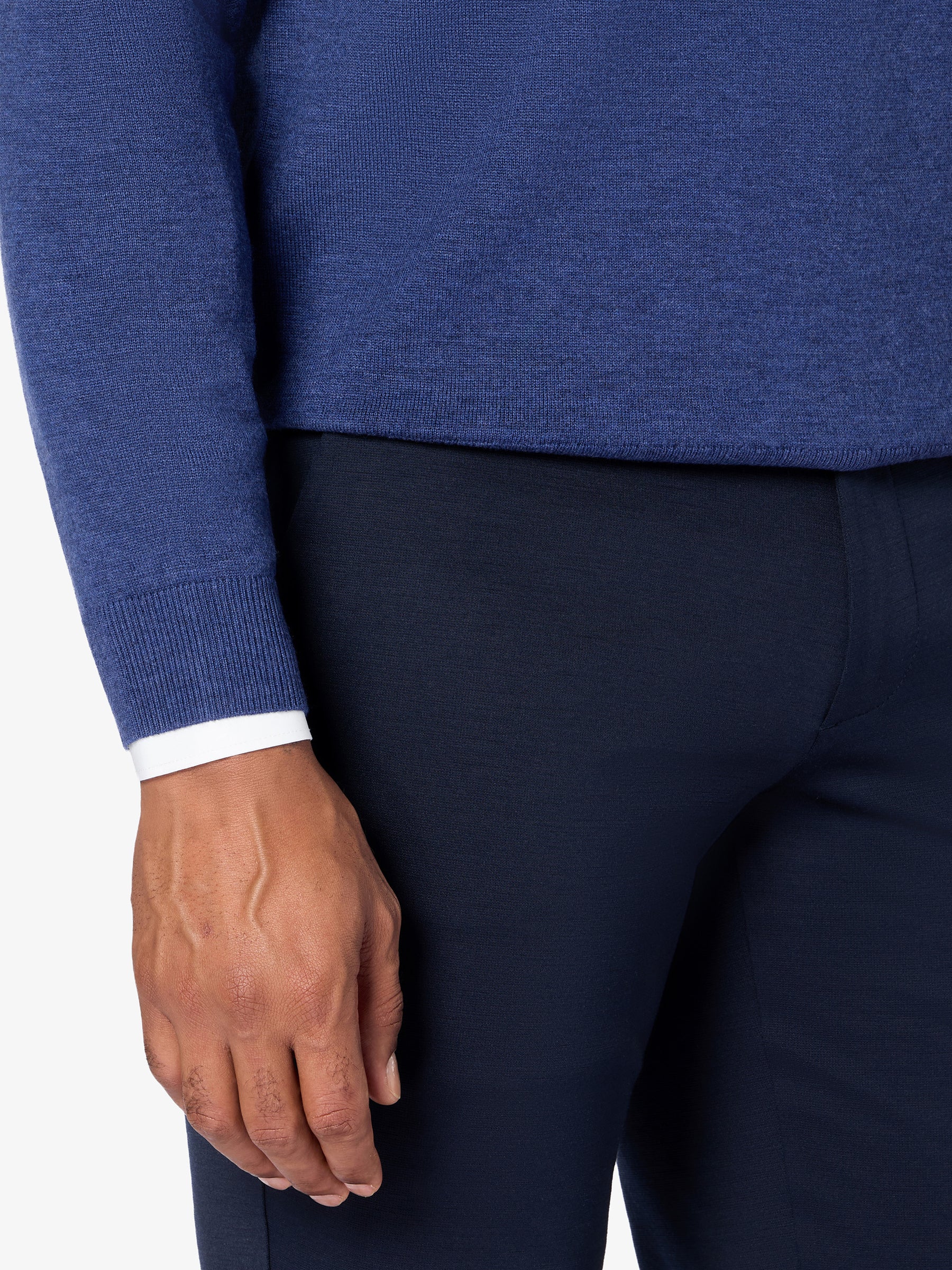 xSweater Merino Half-Zip - Blue