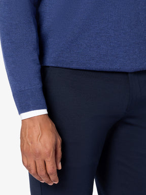 xSweater Merino Half-Zip - Blue