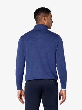 xSweater Merino Half-Zip - Blue