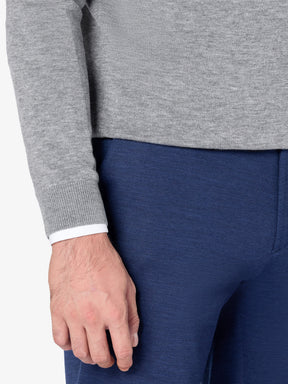 xSweater Merino Half-Zip - Light Grey