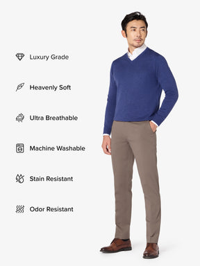 xSweater Merino V-Neck - Blue