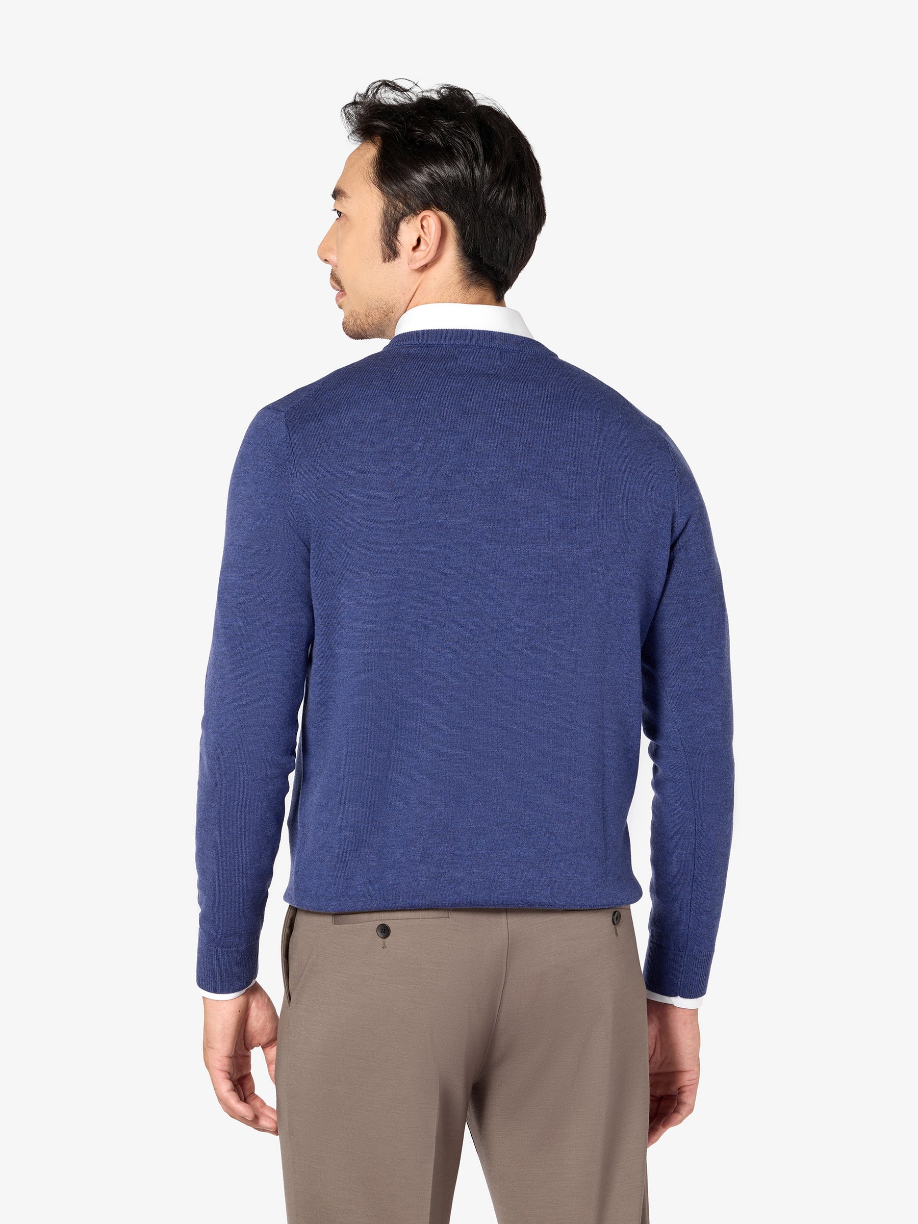 xSweater Merino V-Neck - Blue