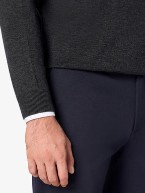 xSweater Merino V-Neck - Charcoal