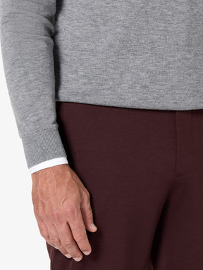 xSweater Merino V-Neck - Light Grey
