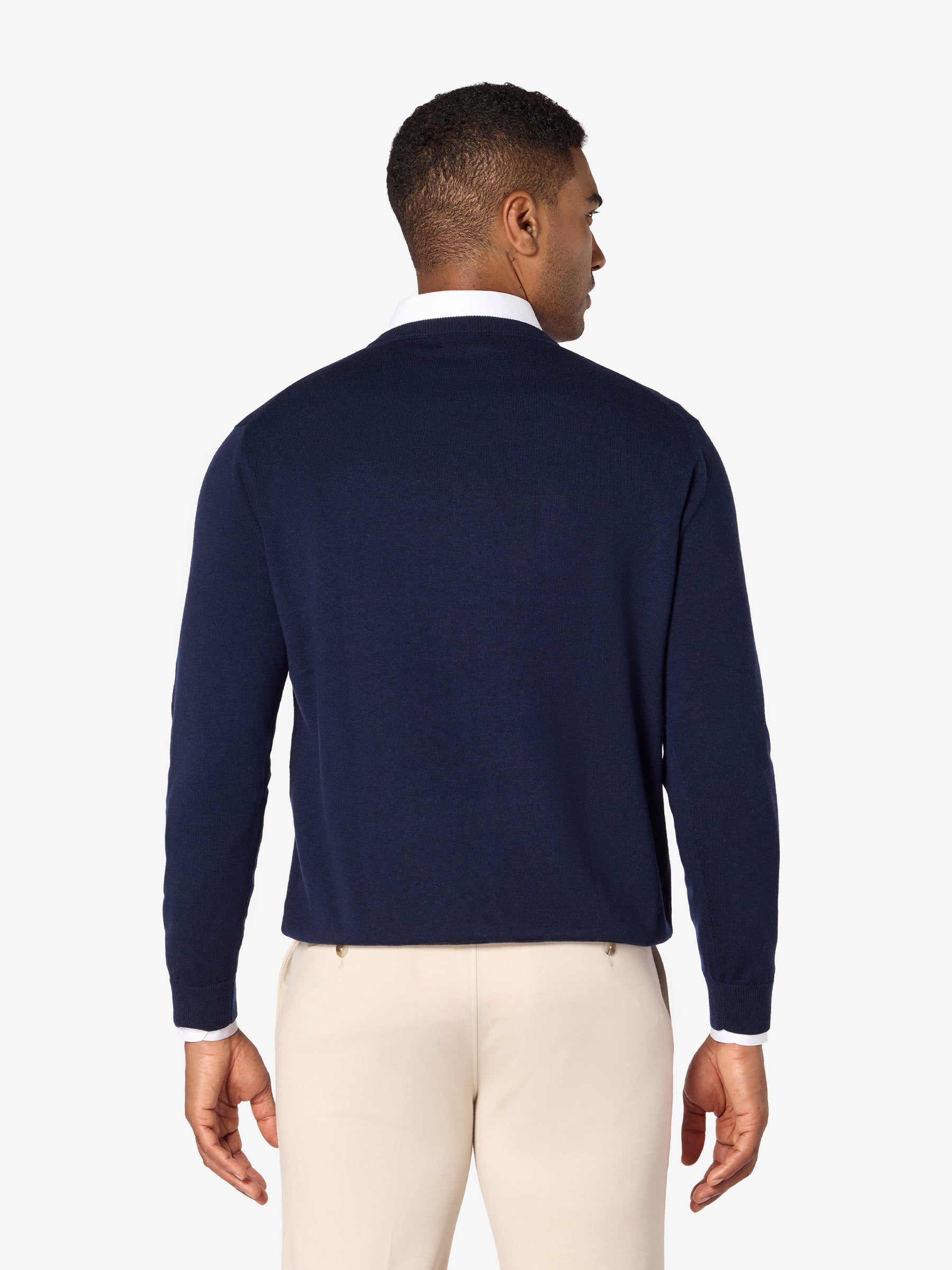 xSweater Merino V-Neck - Navy