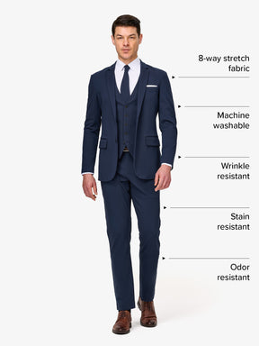 xSuit 4.0 Three-Piece Dark Blue