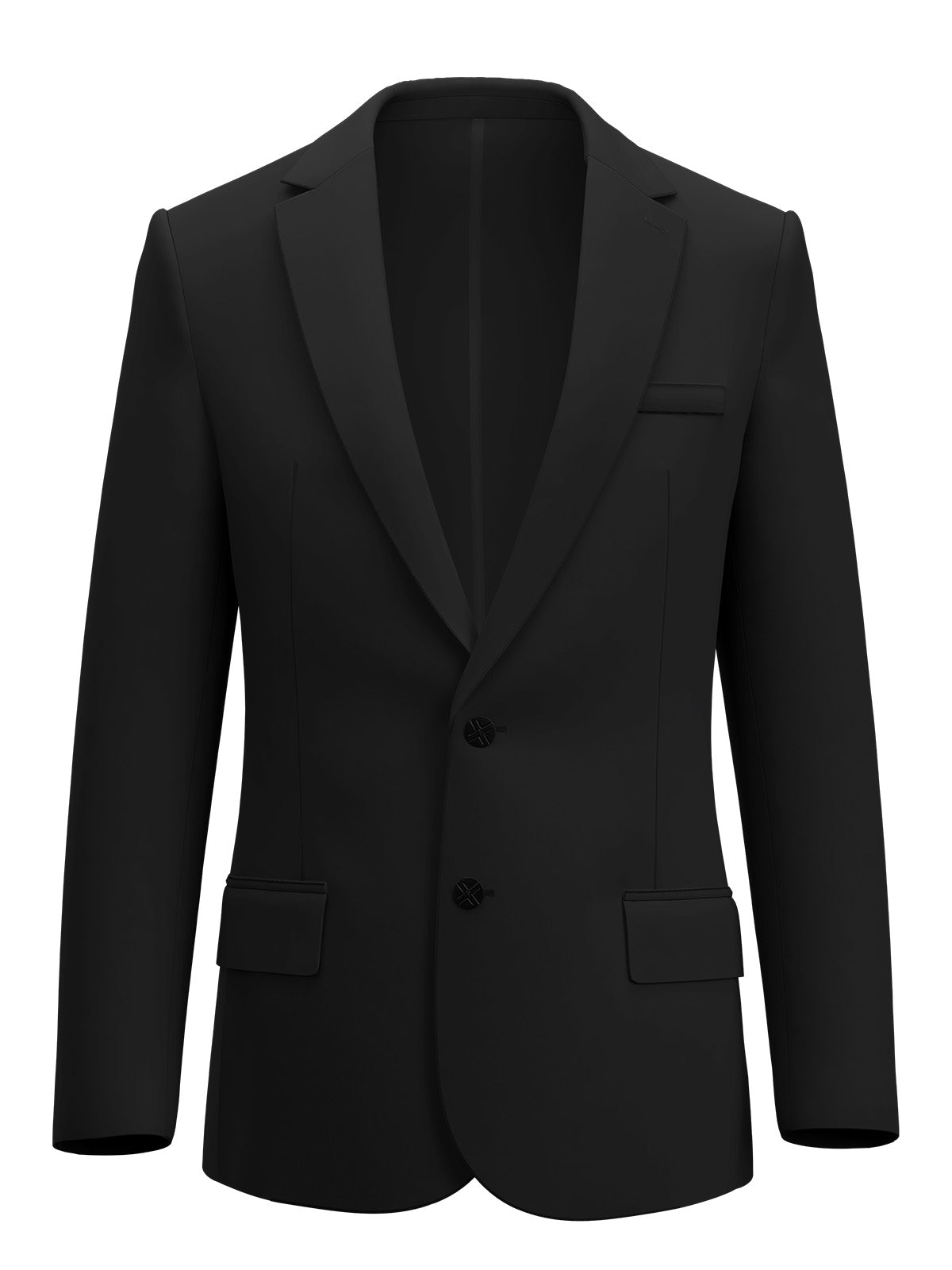 xSuit 4.0 Black  Performance Stretch & Machine Washable Men's Suit