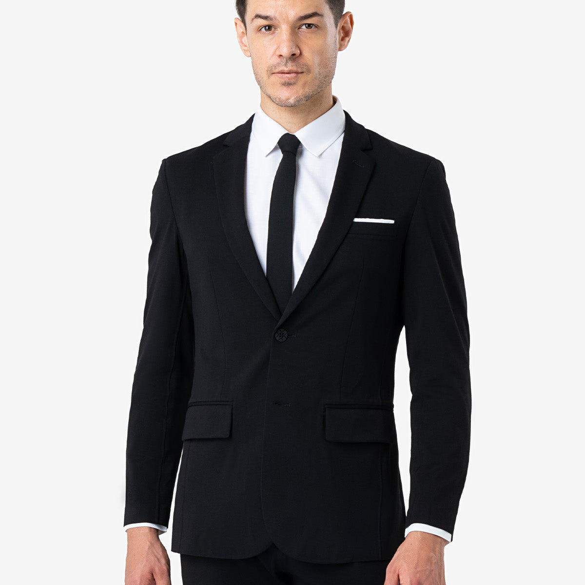 xJacket 4.0 Black - Men's Performance Stretch Suit Jacket